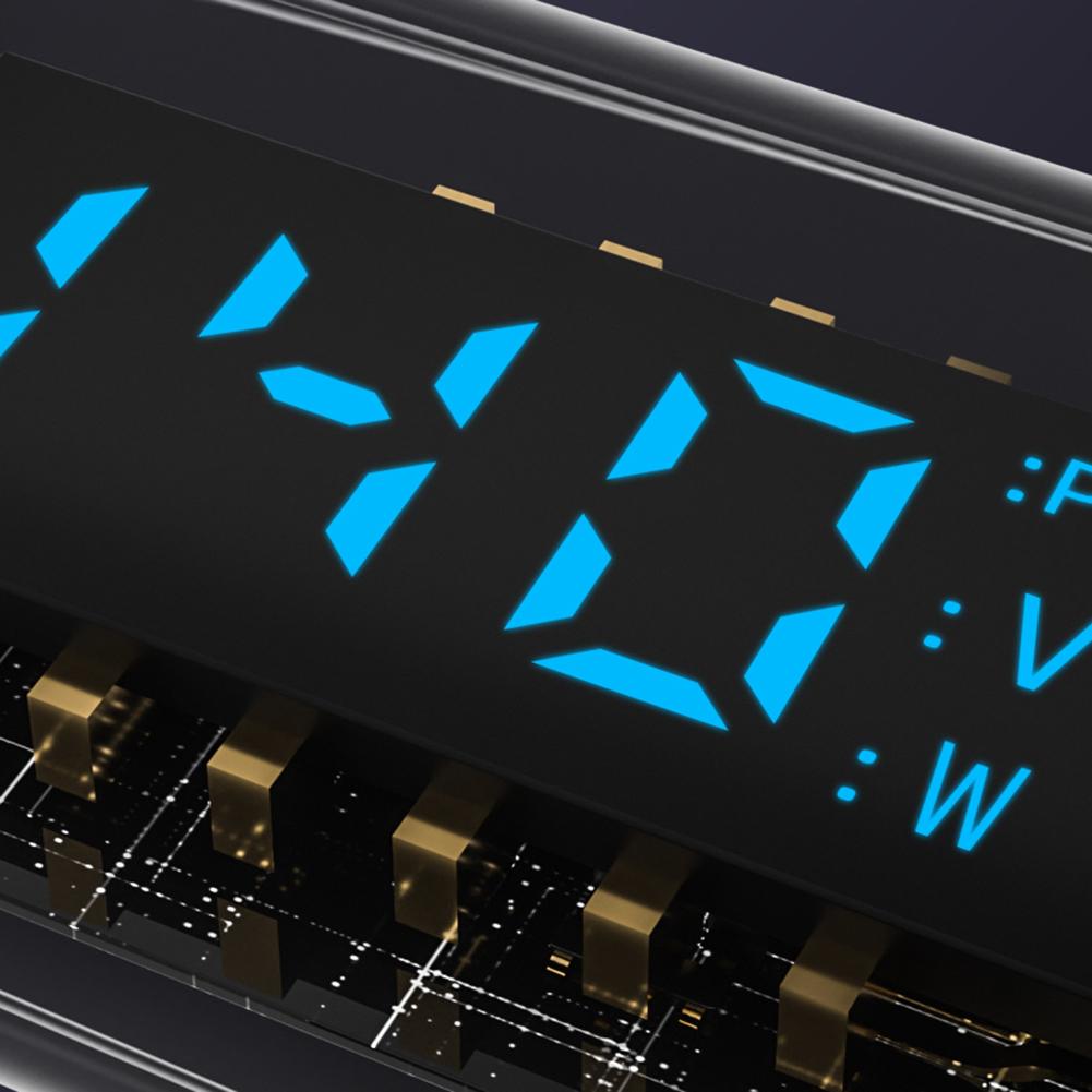 Светодиодный дисплей типа C к 8-контактному адаптеру PD35W USB2.0, 480 Мбит/с, измеритель мощности TypeC(черный)