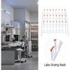 Лабораторная сушилка для стаканов, стойка для пробирок и стеклянной посуды, организация и практичная сушка для лабораторий