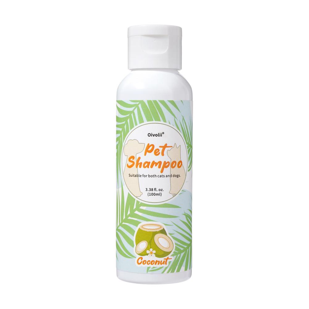 Natural Coconut Oil Pet Shampoo Gentle Cleansing Nourishing Soft Shiny Fluffy Coat for Dogs Cats All Breeds Daily Grooming Care