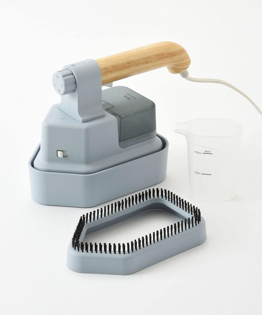 Паровой утюг BRUNO Bruno, 2-ходовой, ручной отпариватель, паровой утюг, удаляет складки при температуре одежды, сезон дождей, стильный, серо-бежевый, регулировка,