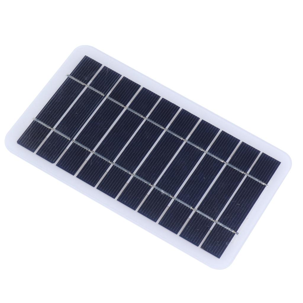 2W 5V Polycrystalline Silicon Solar Panel Outdoor Solar Battery Charger Mobile Power Supply for Charging Mobile Phone