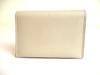 Authentic LOEWE Anagram Light Gray Leather Business Card Holder #a874  Refurbished