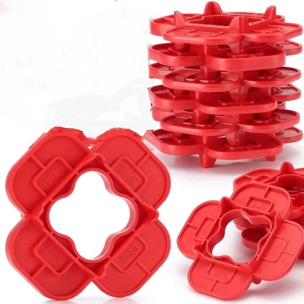 1/4/6Pcs Thickened 4-in-1 Multi-Size Deck Spacer Tool Decking Board Spacers Lawn Garage Garden