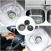 3 Pcs Sink Filter Stainless Steel Drain Strainer Set Wear-Resistant Sink Drain Cover Mesh Sink Stopper with Plug Debris Collector for Kitchen