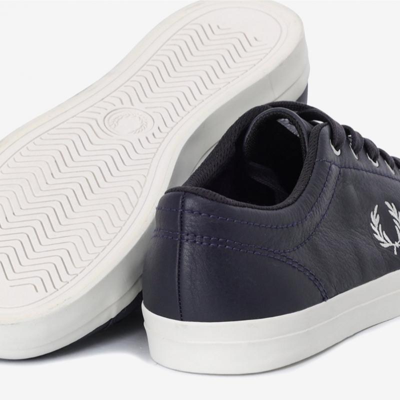 Fred Perry Мужские Черные Кроссовки Кожаные Sfpm2437311 267