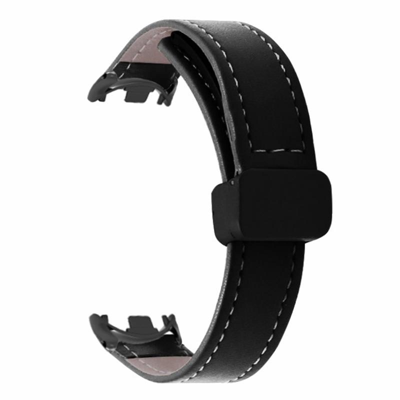 For Xiaomi Smart Band 9 NFC/9/8 NFC/8 Watch Band Folding Buckle Sport Strap with Black Connector