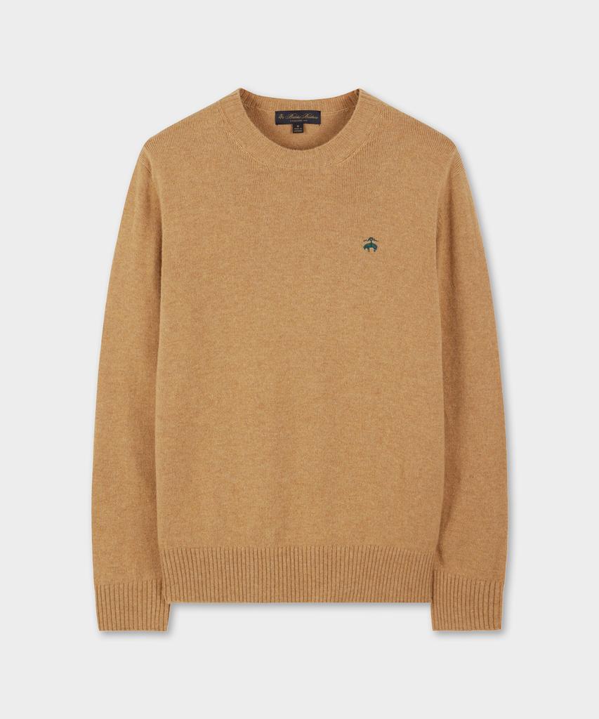 BROOKS BROTHERS [Heritage] Wool Cashmere Solid Sweater (Orange) (Bbwrmhg412)
