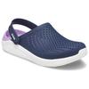 Crocs Сабо LiteRide EVA с круглым носком, слипоны, унисекс, сине-фиолетовые 204592-4SP