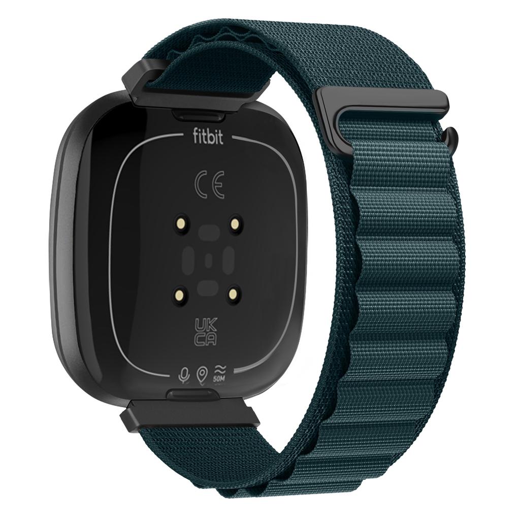 Нейлоновый ремешок Alpine Loop для умных часов Fitbit Versa 4/3, сменный спортивный браслет на запястье для Fitbit Sense 2/1, аксессуары