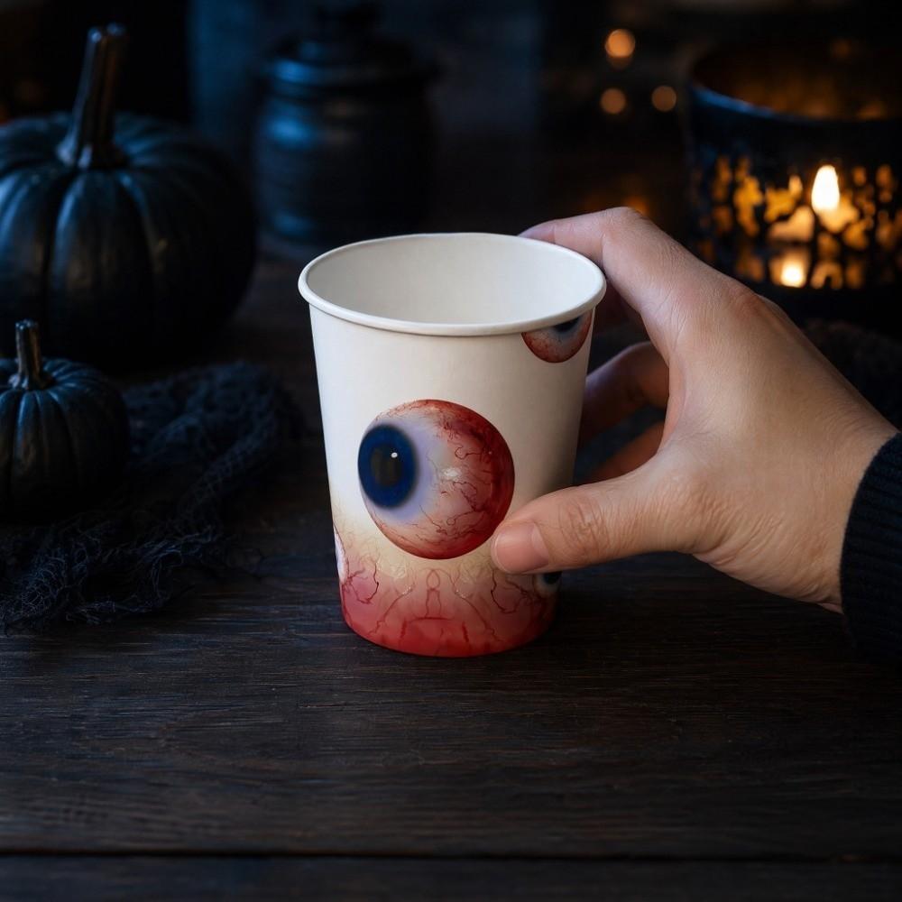 Plates Eyeballs Disposable Tableware Napkin Halloween Party Dinnerware Party Accessories