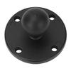 Metal AMPS Adapter Plate 1in Round Ball Mount 4 Hole Pattern Drill Base Aluminium Alloy for Bracket