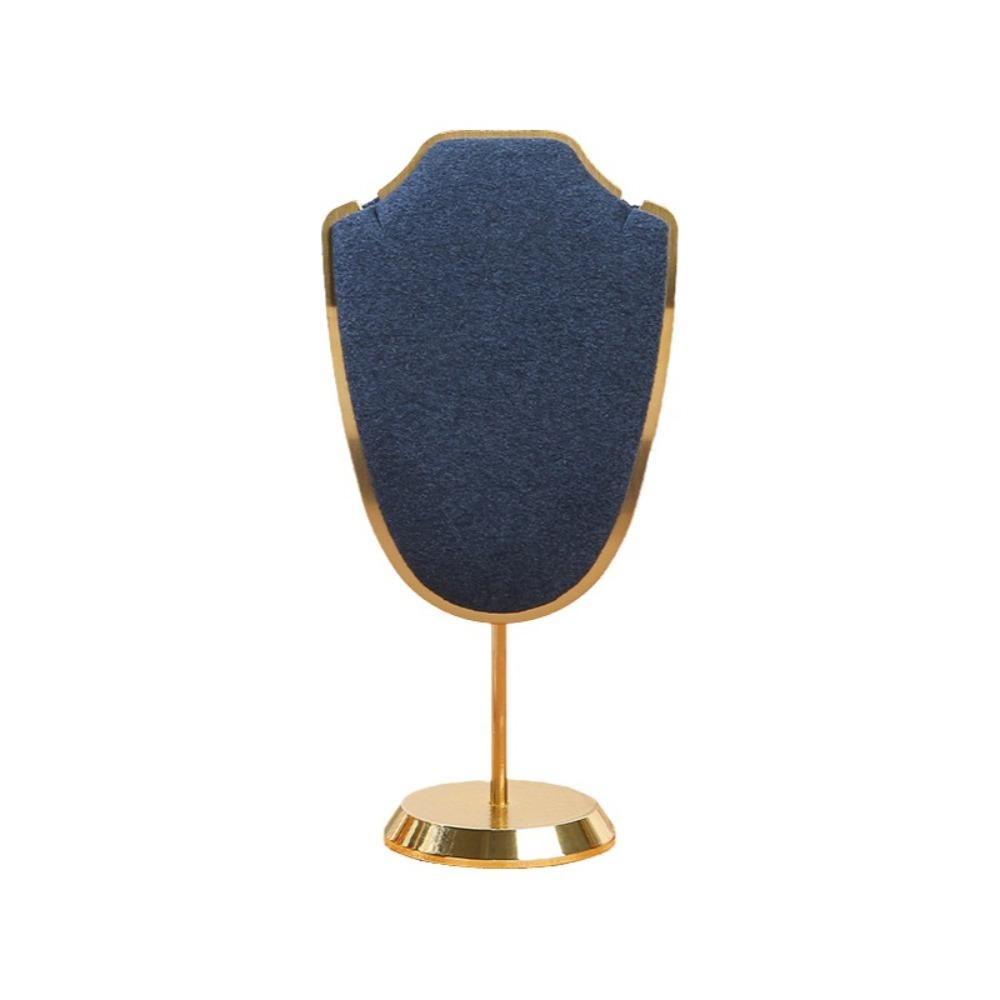 Metal Base Mini Jewelry Display Stand Velvet Jewelry Storage Display Rack for Home Jewelry Storage