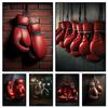 Classic Boxing Gloves Posters Wall Art Modern Canvas Paintings And Print  Picture For Boxing Gymnasium Room Home Decor Frameless