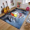 FC Viktoria Polyester Carpet, Soft Indoor Mat for Office Chair, Living Room, Computer Desk - Decorative Home Office Rug Design