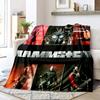 Till Lindemann, lead singer of the German heavy metal rock band Rammstein, blanket for warmth, home decoration for siesta, flannel blanket Y7