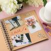Photo Album Scrapbook Kraft Paper Scrapbook Album Flexible Coil Design DIY Memory Book for Family Wedding
