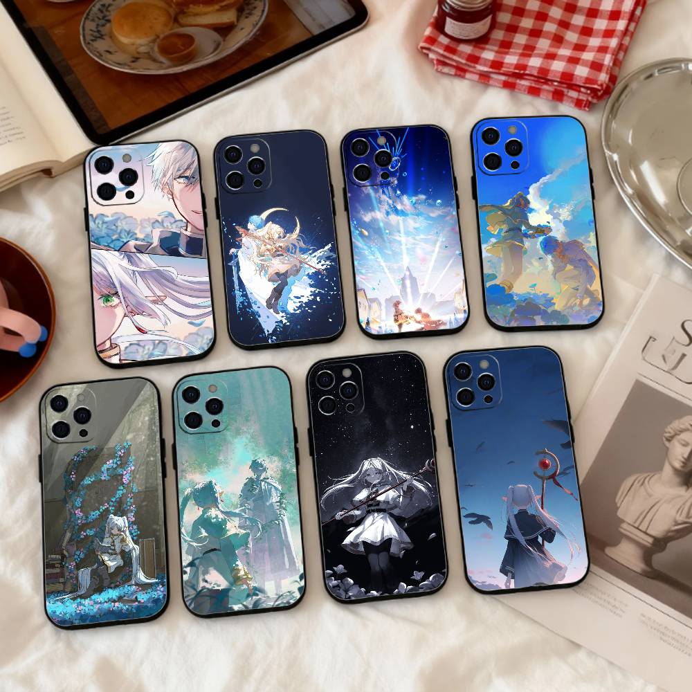 Мультяшная Фрирен Sousou No Frieren Чехол для телефона Силиконовый Мягкий Для IPhone 17 16 15 14 13 12 11 X XR Plus Pro Max Plus