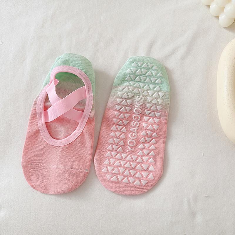 Хлопковые невидимые носки-лодочки градиентного цвета, профессиональные противоскользящие носки для фитнеса, йоги, носки для пилатеса, спортивные носки для тренажерного зала и фитнеса