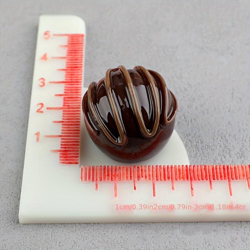 5 шт. шоколадные смоляные 3D милые магниты на холодильник, домашний декор, набор магнитов на холодильник, пластиковое прямоугольное украшение для кухни