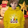 Boys Girls Holiday Cartoon Streetwear Autumn Winter Kids Christmas Hoodie Graphic Print Pullover Sweatshirt