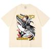 230 Gsm 100% Cotton Chainsaw Man V43 Denji Print Unisex Heavy Cotton T Shirt