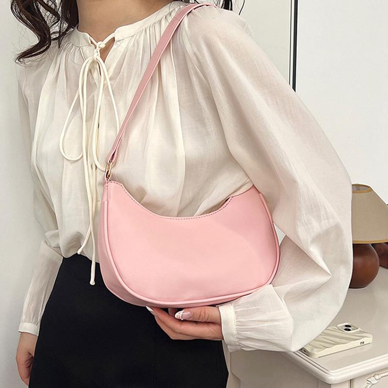 Женская мода маленькая сумка-клатч ретро однотонная искусственная кожа плечо подмышки сумка хобо повседневная женская сумка-клатч тоут кошелек