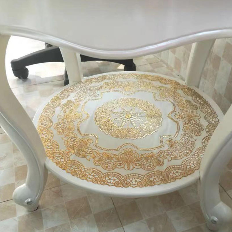 Аметистовая утолщенная скатерть круглая квадратная не стирающаяся маслостойкая скатерть противоскользящая крышка обеденного стола