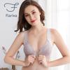 Front Buckle Sexy Lace Women's Underwear Push Up Bras Without Bones Seamless Invisible Backless Bralette Plus Size Thin