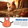 Chicken Apron Back Protector with Adjustable Strap Lightweight Easy To Use Feather Recovery Apron Chicken Hen Mating Saddle