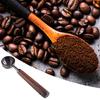 Мерная ложка для кофе с деревянной ручкой, пищевой класс, не содержит BPA, высокоценная ложка для чая и кофе, кухонный аксессуар
