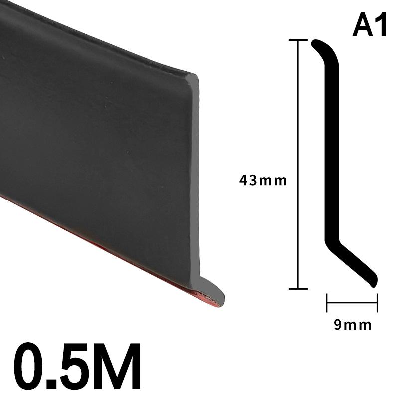 TPE Window Water Blocking Bar Balcony Self Adhesive Waterproof Sealing Strip Home Window Edge Water Deflector Flashing Board