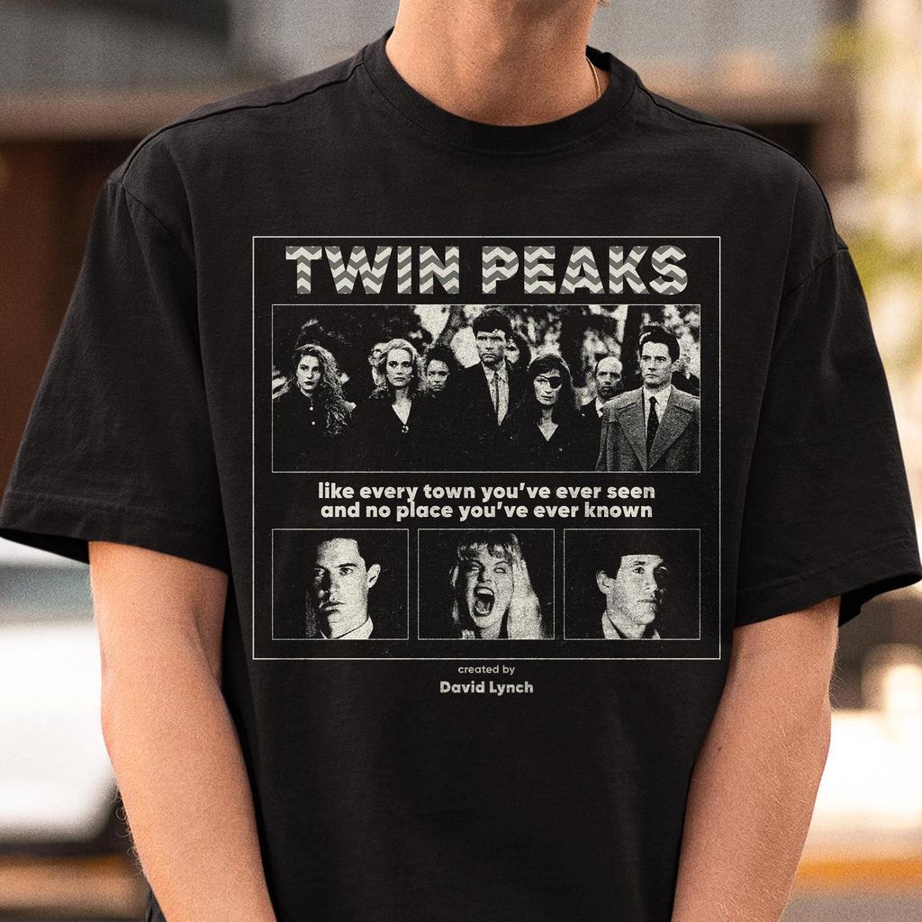 Twin Peaks T-Shirt | David Lynch Cult TV Series Vintage Tee, Retro Mystery Unisex Shirt