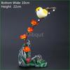 restaurant plate tray dish decorate Plum Peach blossom flower tree seafood sushi decoration ornamental artificial chef tools