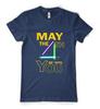 Personalised May The Fourth Be With You Star Wars Adult and Kids T-shirt