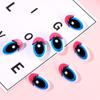 Oval Plastic Kids Toys 3D Dolls Accessories DIY Dolls Materials Cut Cartoon Eyes Plush Panda Eye