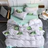 Duvet Cover Sets Bedroom Accessories Cotton Blend Quilt Cover Bed Sheet + Pillowcase