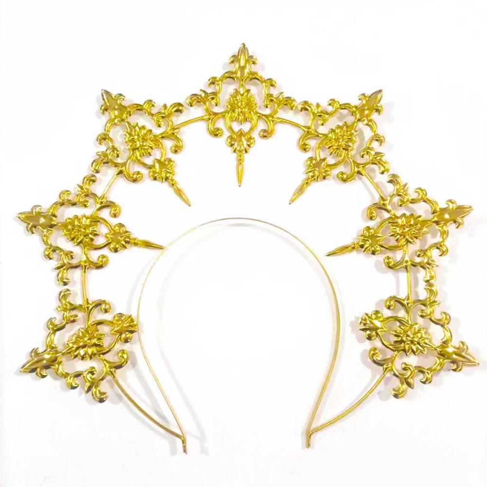 Элегантный головной убор Богини Гало Роскошная корона со стразами Темпераментная принцесса Тиара Косплей