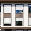Оптовая продажа Уличные Индивидуальные Ветрозащитные Рулонные Шторы на Молнии с Электроприводом