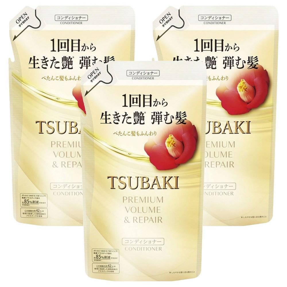 Tsubaki Premium Volume & Repair Conditioner Refill 3 pcs 300ml