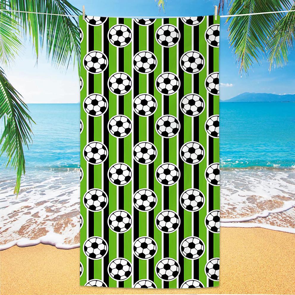 New Football Beach Towel World Cup Theme Microfiber Beach Towel Adult Large Beach Towel