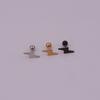 Vogue Small Cartilage Stainless Steel 2022 New 1PC 20G Trend Screw Back Piercing Jewelry Stud Earring Charming