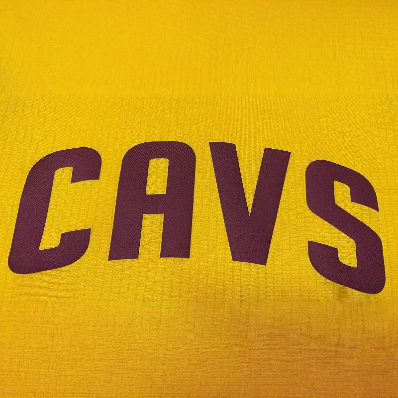 Adidas X NBA Collaboration Cleveland Cavaliers James Letter Sports Comfortable 23 Jersey Basketball Vest Unisex Jerseys Yellow A61201