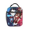 Радиостатический Vox Аластор Сумка для обеда Hazbin Hotels Портативный ланч-бокс на молнии Мужская сумка-холодильник для пикника Термосумка Сумки