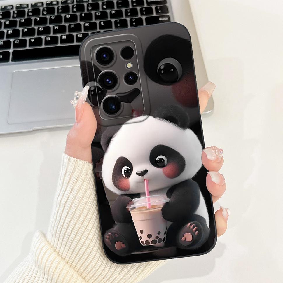Чехол для Samsung Galaxy S24 Ultra Красивый мультяшный чехол S24Ultra S928B S928U Мягкий ТПУ чехол для телефона для Samsung S24 Ultra