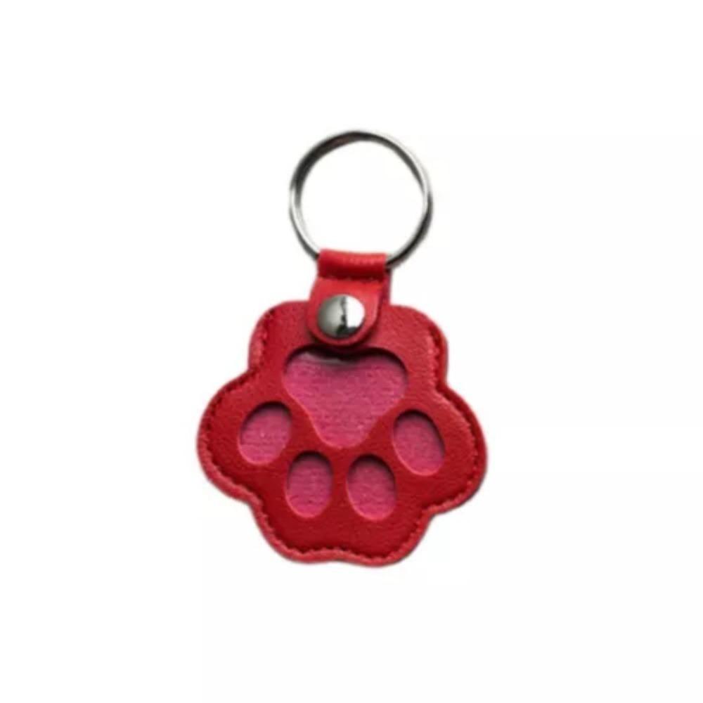 Creative Cat Claw Keychain Kitty Dogs Paw Pendant Exquisite Pet Hair Storage Bag  Hanging Accessory