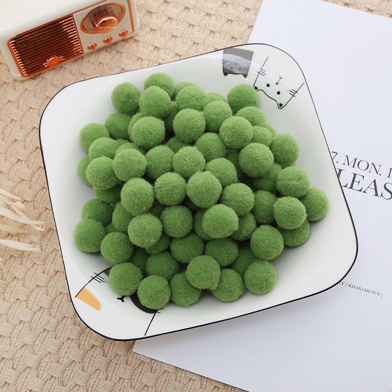 Colorful High Elastic Pom-Pom Embellishments - Free Same Day Shipping, In Stock, DIY Accessories, Large Plush Balls