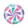 Qualatex Candy Swirls Foil Balloon