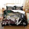 2/3pcs Cartoon L-Lupin the Third Mine Fujiko Duvet Cover and Pillowcase, Home Bedding Set,Bedroom Decoration,Boys and Girls Gift