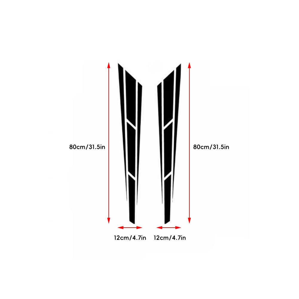 Персонализированные наклейки на капот автомобиля, полосатые наклейки, покрывающая пленка, наклейка на модифицированный кузов автомобиля, аксессуары для украшения автомобиля