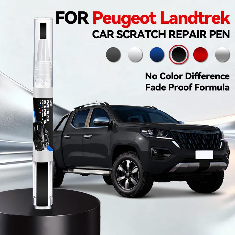 For Peugeot Landtrek Car Paint Repair Pen Touch Up Scratch Remover DIY Auto Accessories Black White Blue Silver Grey